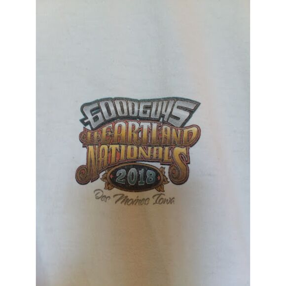 Goodguys TShirt Men's L 2018 Heartland Nationals Des Moines Iowa - Picture 3 of 6